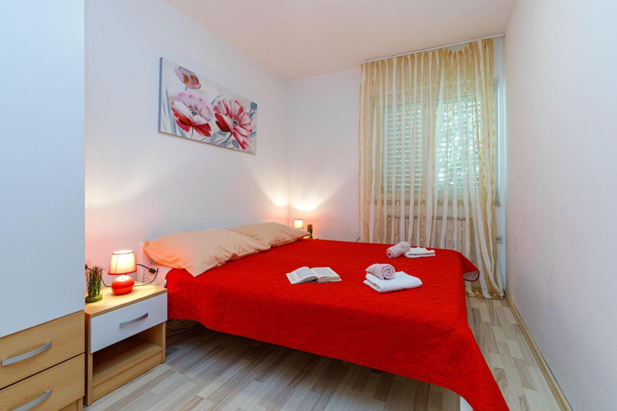 Seaview Apartment Tina Krk Island - Happy Rentals 克尔克 外观 照片